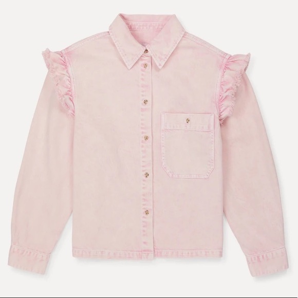 Something Navy Matching Set - Pink Denim size XS NWT - Picture 3 of 7